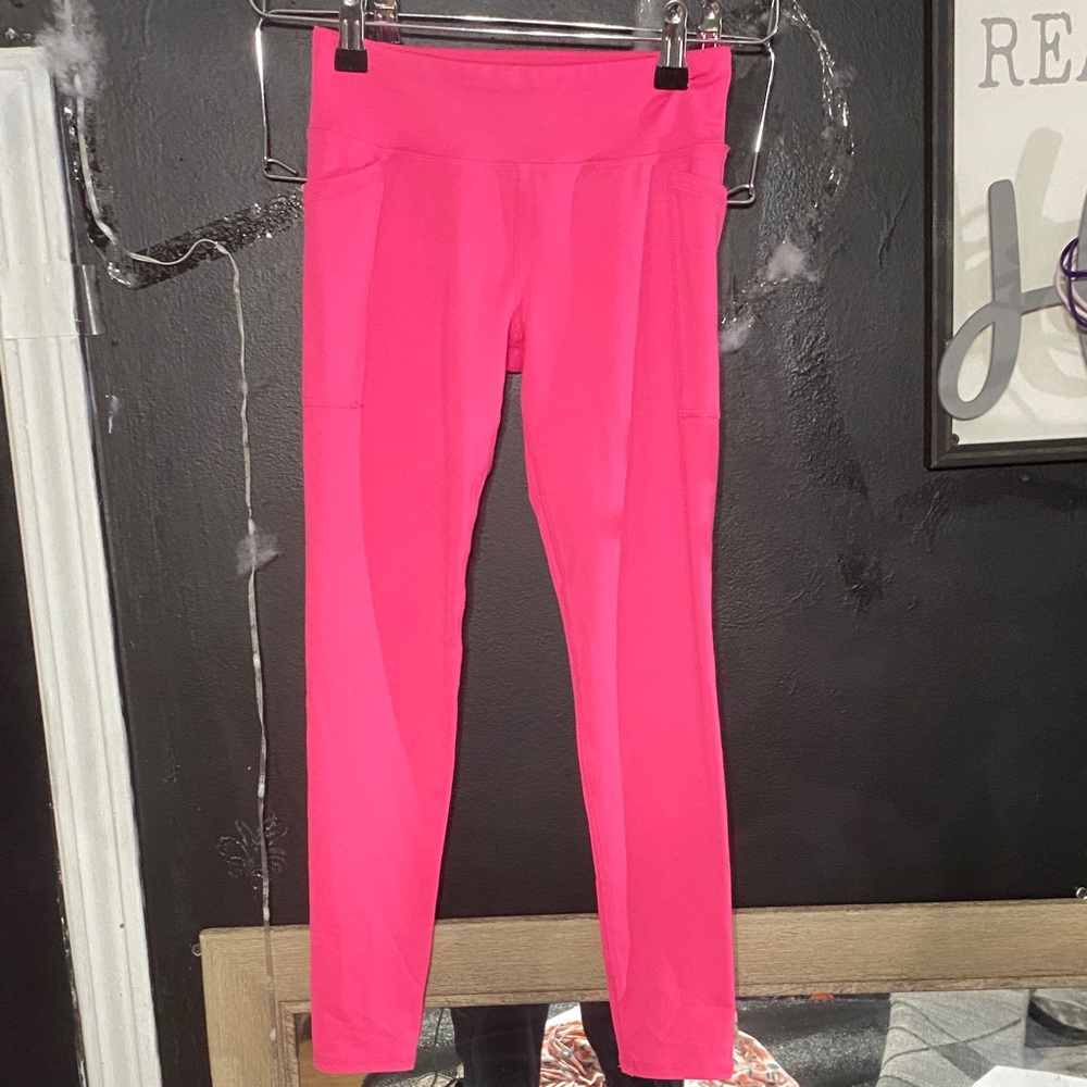Athletic Works Vibrant Pink Kids Leggings